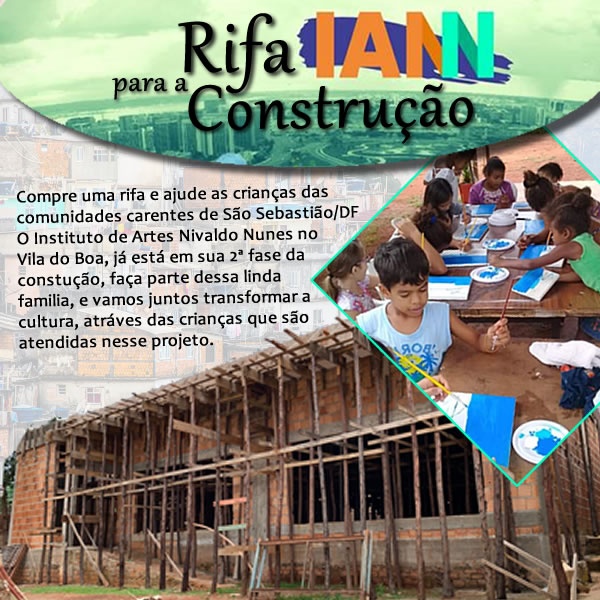 Rifa 10 mil no pix - IANN - Instituto de Artes Nivaldo Nunes